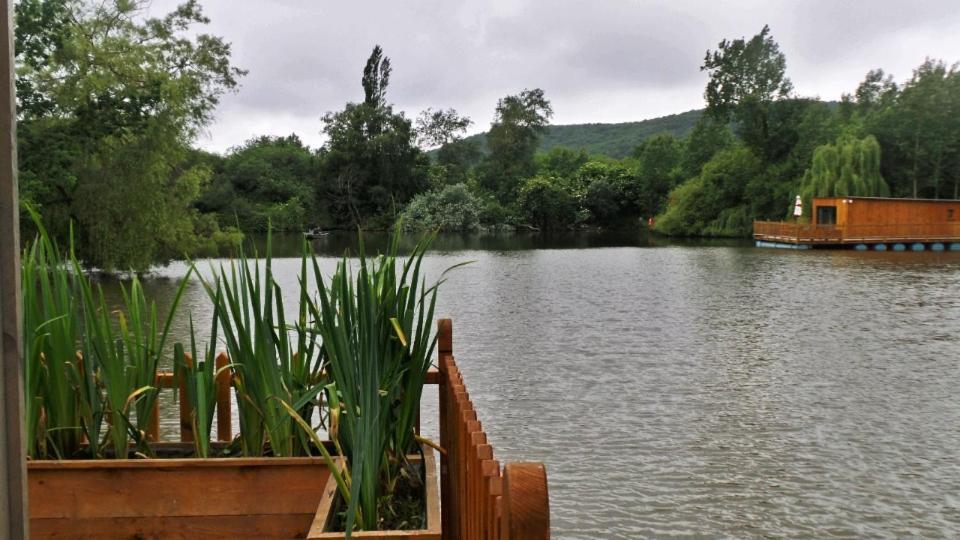 Cabanes Flottantes Et Gites Au Fil De L'Eau Colleville Bagian luar foto