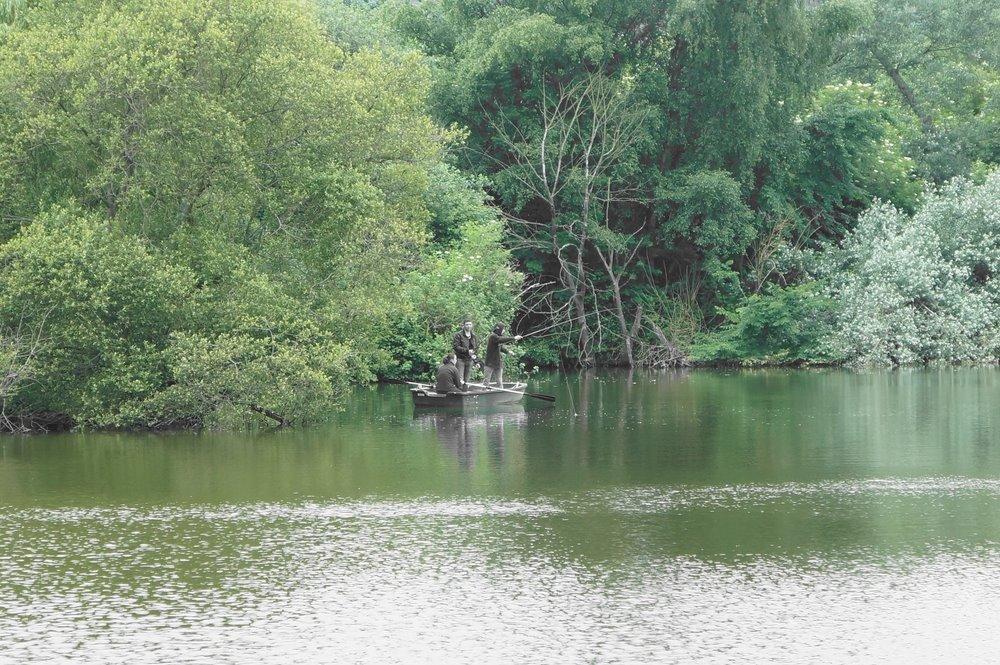 Cabanes Flottantes Et Gites Au Fil De L'Eau Colleville Bagian luar foto